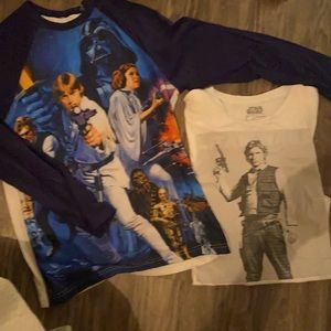 Lot of two Star Wars shirts
